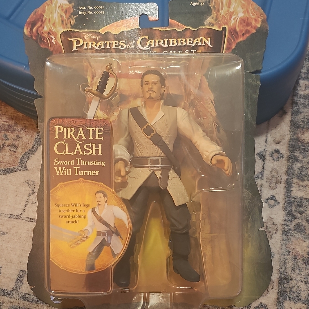 Disney Pirates of the Caribbean Will Turner Figure with Sword